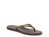 Deeliah Flip Flop Bronze Metallic view