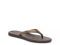 Deeliah Flip Flop Bronze Metallic view