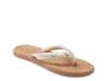 Deeliah Flip Flop Gold Metallic view
