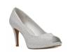 Rainaa Pump Silver Metallic Glitter Mesh view