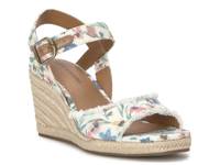 Mindra Espadrille Wedge Sandal Multicolor Floral Print view