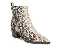 Shay Bootie Off White/Black Snake Print Nubuck Leather view