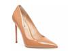 Vala Pump Camel Brown Faux Patent view
