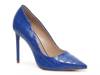 Vala Pump Cobalt Croc Print view