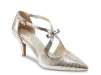 Zeffer 2 Pump Gold Metallic  Snake Print view