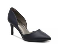Grenow Pump Navy Snake Print view