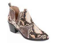 Lola Bootie Black/White/Biege Snake Print view