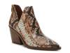 Bibestie Bootie Brown/Beige Snake Print Leather view
