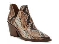 Bibestie Bootie Brown/Beige Snake Print Leather view