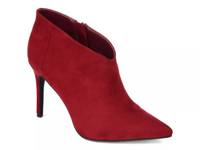 Demmi Bootie Red Faux Suede view