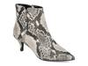 Isobel Bootie White/Black Faux Leather Snake Print view
