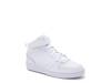 Court Borough Mid 2 High-Top Sneaker - Kids' White view