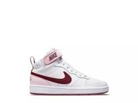 Court Borough Mid 2 High-Top Sneaker - Kids' White/Pink view