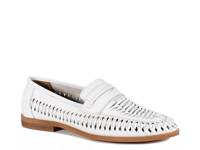 Pointy End Penny Loafer White view