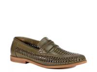 Pointy End Penny Loafer Dark Green view