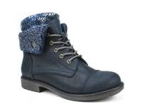 Duena Bootie - Women's Navy view