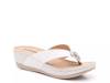 Dafni Wedge Sandal White view