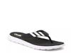 Comfort Flip Flop Black/White view