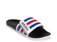 Adilette Comfort Slide Sandal - Men's White/Red/Blue view
