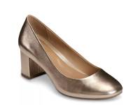 Eye Candy Pump Gold Metallic Leather view