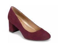 Eye Candy Pump Burgundy Suede view