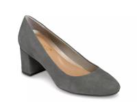 Eye Candy Pump Grey Suede view