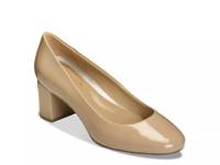 Eye Candy Pump Beige Patent Leather view