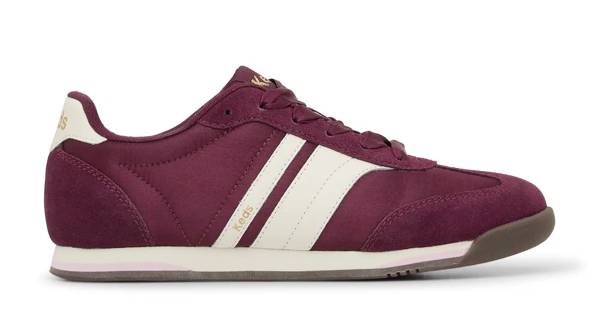 A side view of the Revival Satin/Suede in fig. Shop Lace-Ups.