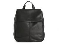 Leather Backpack Black view
