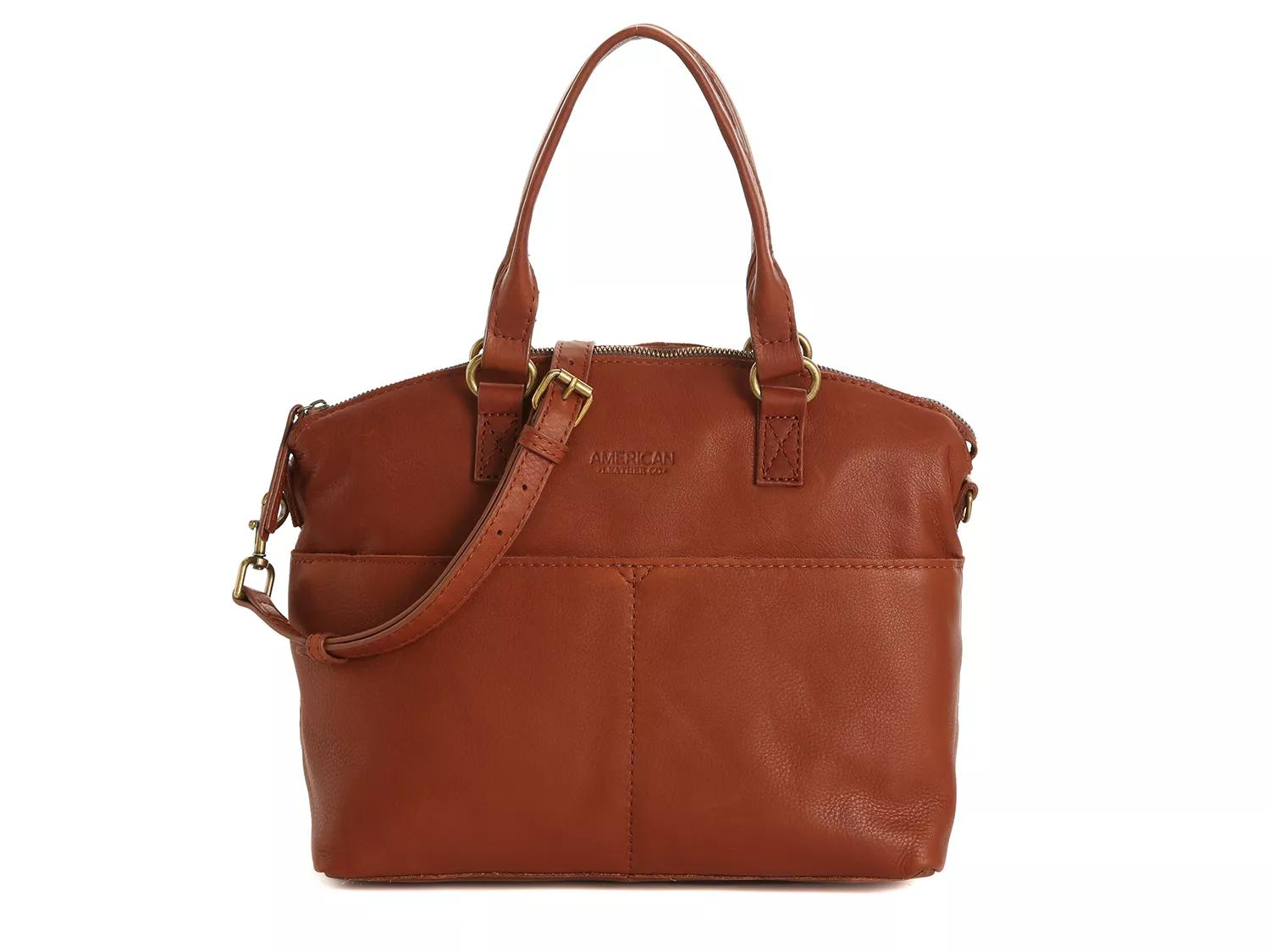 American Leather Co. Carrie Dome Satchel | Women's | Dark Brown | Size Not Applicable | Handbags