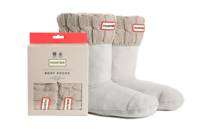 Original Short Cable Knit Women's Boot Socks Grey view