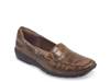 Abriana Loafer Brown Croc Print view