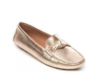 Janie Loafer Gold Metallic Leather view