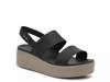 Brooklyn Low Wedge Sandal - Women's Beige/Black view