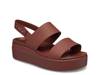 Brooklyn Low Wedge Sandal - Women's Burgundy view