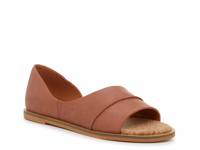 Fentin 2 Flat Latte Tan Leather view