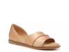 Fentin 2 Flat Rose Gold Metallic Leather view