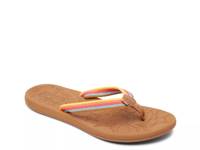 Gianna Flip Flop Yellow/Pink/Light Blue Stripes view