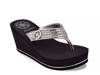 Sarraly Wedge Sandal Pewter Metallic/Black view
