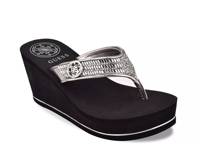 Sarraly Wedge Sandal Pewter Metallic/Black view