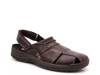 Barcelona Fisherman Sandal Dark Brown view