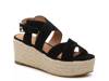 Gaelyn Espadrille Wedge Sandal Black view