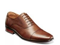 Postino Textured Cap Toe Oxford Cognac view