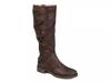 Carly Extra Wide Calf Boot Dark Brown view