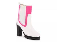 Fargo Platform Bootie White/Pink view