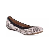 Edition Ballet Flat Beige/Black Snake Print Faux Leather view