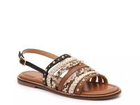 Pavla Sandal Black/Cognac/Gold Metallic Snake Print view