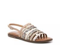 Pavla Sandal Beige/Gold Metallic/Light Blue Snake Print view