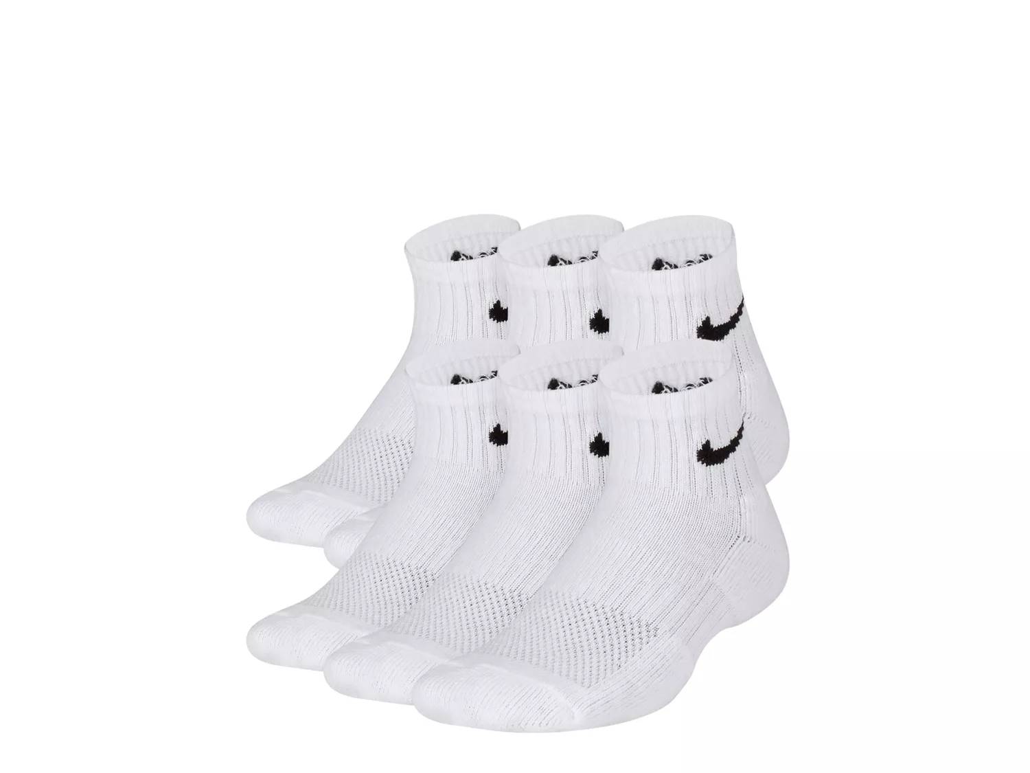 Cushioned Kids' Ankle Socks - 6 Pack