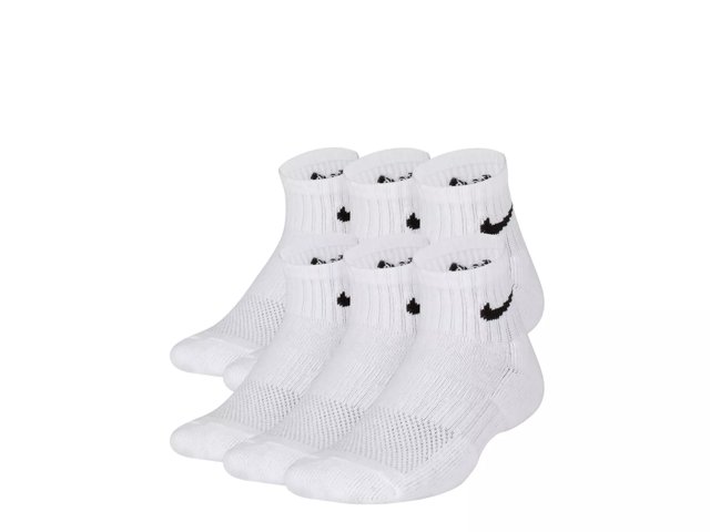 Cushioned Kids' Ankle Socks - 6 Pack
